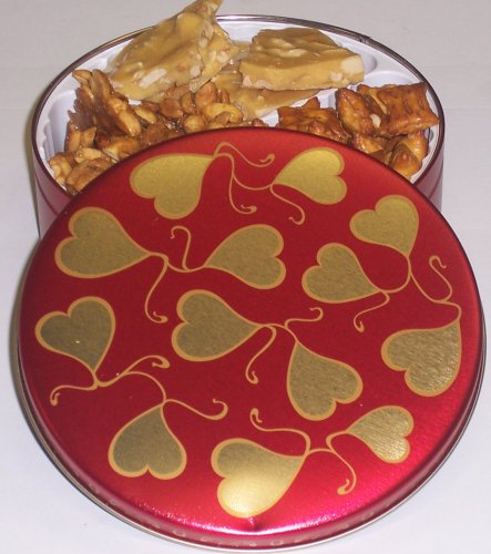 Scott's Cakes 3 Peanut Combo in a Heart Tin by Scott's Cakes
