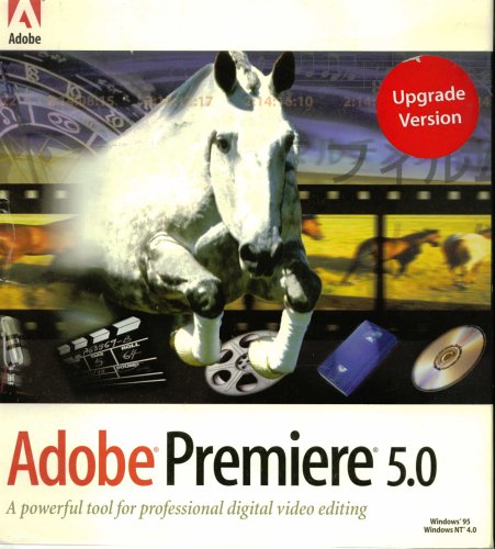 Adobe Premiere 5.0 Upgrade Version for Windows 95 and Windows NT 4.0