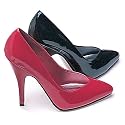 8220 5" Stiletto Pump, Red Patent-Size 5