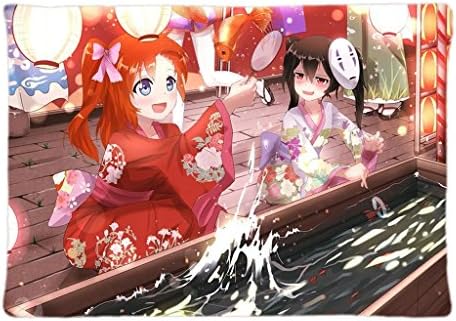 JingWEI Design Custom Rectangle Pillowcase Pillow Case Cover Anime Girls in anime Spirited Away Pattern Design Standard Size 20x30 inch