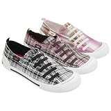 Rocket Dog Side Elastic Geek Squad Plaid Shoes