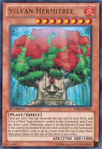 Yu-Gi-Oh! - Sylvan Hermitree (LVAL-EN020) - Legacy of the Valiant - 1st Edition - Ultra Rare