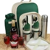 from Picnics4fun Picnic Backpack Set for 2 Flask Mugs