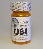 FREE SHIPPING Ultra Enhanced Indonesian Kratom (UEI) 25g (50 Capsules)