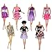 Buytra 7-Pack Barbie Doll Clothes Handmade Wedding Dress Party Gown Clothes Outfits for Girl's Birthday Gift