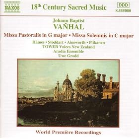 Vanhal: Missa Pastoralis / Missa Solemnis