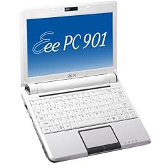 Asus Eee PC 901-W 8,9 Zoll WVGA Netbook (Intel Atom N270 1,6GHz, 1GB RAM, 12GB SSD, XP Home) weiß