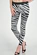 Zebra Jacquard Leggings