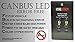 2 PAIRS CANBUS No Error T10 168 w5w 6 LED SMD White License Plate Parking Bulbs
