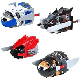 Kung Zhu Ninja Warrior Battle Armor Set of 4