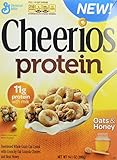 General Mills Cereals Cheerios Protein Oats and Honey Cereal, 14.1 Ounce Box