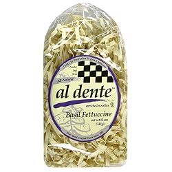 Al Dente Basil Fettuccine, 12-Ounce Bags (Pack of 6)