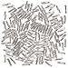 Real Silver Plated Twisted Liquid Tube Beads 6mm (50)