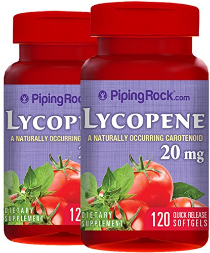 Lycopene 20 mg 2 Bottles x 120 Liquid Capsules Lycopene 20 mg 2 Bottles x 120 Liquid Capsules