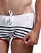 SEOBEAN Mens Low Rise Sexy Swimwear Boxer Brief Trunks 2240