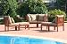 All Products : Chesapeake 6pc Outdoor Patio Sectional Set - Desert Sage