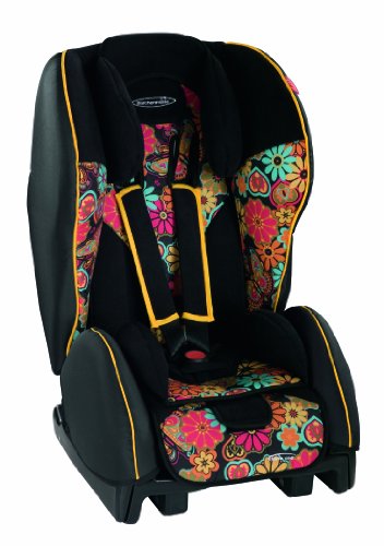 Storchenmühle 6135.11001.66 - Twin One - Autokindersitz Gruppe I (9 bis 18kg), Farbe fancy-flower, von 9 Monaten bis ca. 4,5 Jahre