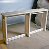Leisure Accents Spa Bar and Counter, Taupe/Beige, 74 Inches Long by 36 Inches High