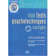 1000 Tests psychotechniques corrig�s
