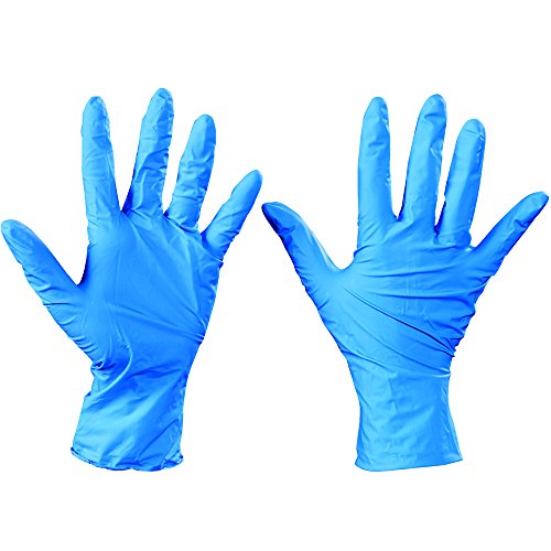 Touch N Tuff Nitrile Gloves Powder-Free, Blue, Large (Case of 100)