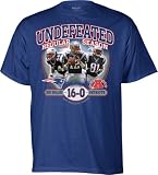 New England Patriots 2007 Perfect Undefeated Regular Season 3 Player T-shirt