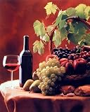 FRUIT GRAPES RED WINE POSTER KITCHEN DECOR ART PRINT