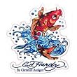 Ed Hardy By Christian Audigier Koi Fish Design Cling Bling
