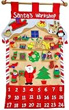 Santa's Workshop Fabric Advent Calendar