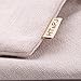 HT&PJ Decorative Cotton Linen Square Throw Pillow Case Cushion Cover Baseball Design 18 x 18 Inches