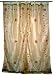 2 Vanila Floral Vine Mirror Red Embroidery Sari Organza Curtains Sheer Panels Free Shipping