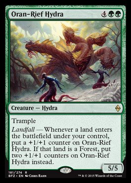 Magic: the Gathering - Oran-Rief Hydra (181/274) - Battle for Zendikar - Foil