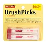 The Doctor's BrushPicks Toothpicks, 120 picks (Pack of 12)