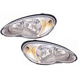 Chrysler PT Cruiser Replacement Headlight Assembly - 1-Pair by AutoLightsBulbs