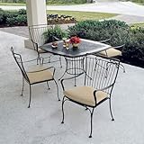 IMAGE OF Easton 5 Piece Bistro Dining Set Finish: Aged Green