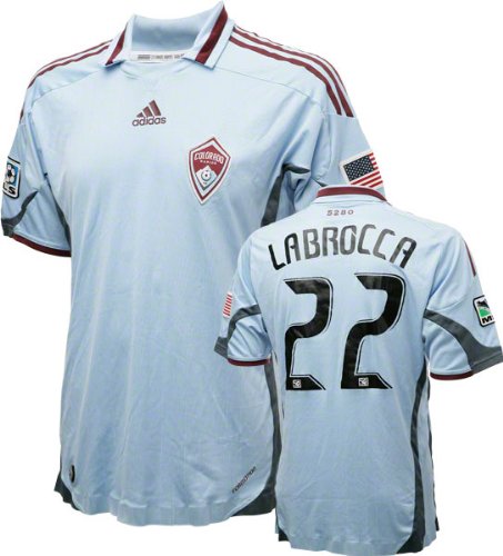 Nick LaBrocca Game Used Jersey: Colorado Rapids #22 Short Sleeve Away Jersey Nick LaBrocca Game Used Jersey: Colorado Rapids #22 Short Sleeve Away Jersey