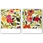 Wild Roses and Begonias Set by Kim Parker 16"x16" Art Print Poster