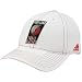 adidas Portland Trail Blazers White Team Logo 1-Fit Structured Flex-Fit Hat