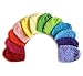 Ema Jane - Super Rainbow Waffle Crochet Beanies (Hair Accessories Not Included) (12 Pack)