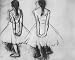 Edgar Germain Hilaire Degas (Two studies from the fourteen-year-old dancer) Art Poste...