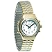 Ladies Royal Tel-Time Bi-Color Talking Watch with White Dial-Expansion Band