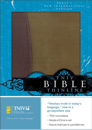 TNIV Thinline Bible: Burgundy/Pecan European Leather (Today's New International Version)