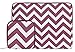 MOSISO Laptop Sleeve Bag Compatible 13-13.3 Inch MacBook Pro, MacBook Air, Notebook with Small Case, Chevron Style Canvas Fabric Case Cover, Wine Red