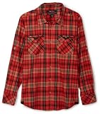 LRG Boys 8-20 Worn Out Loud Woven,Red,Small