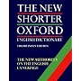 The New Shorter Oxford English Dictionary: With Thumb Index (2 Volume Set)