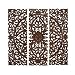 Elegant Wood Carved Decorative Wall Art Plaque