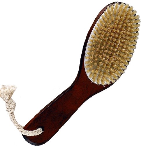 Dark Wood Boar Bristle Bath Brush