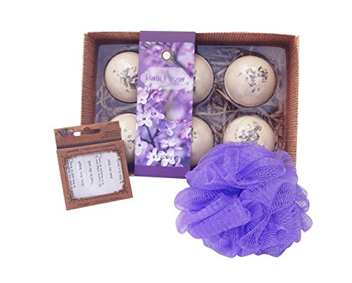 Best purple bath bomb fizzy beauty bath body spa set un…