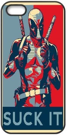 [Deadpool Series] IPhone 5,5S Case Deadpool Suck it - Black