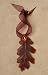 Irridescent Oak Leaf Ornament - Made with Actual Leaf!