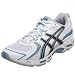 ASICS Women's GEL-Motion Walking Shoe,White/Black/Blue,8 AA US